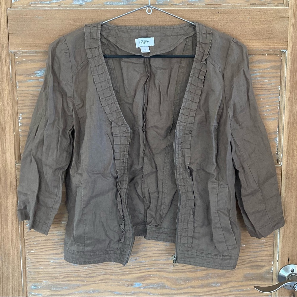 LOFT Linen Jacket - Picture 2 of 10